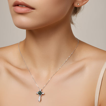 Pendentif Perle de Tahiti en Croix