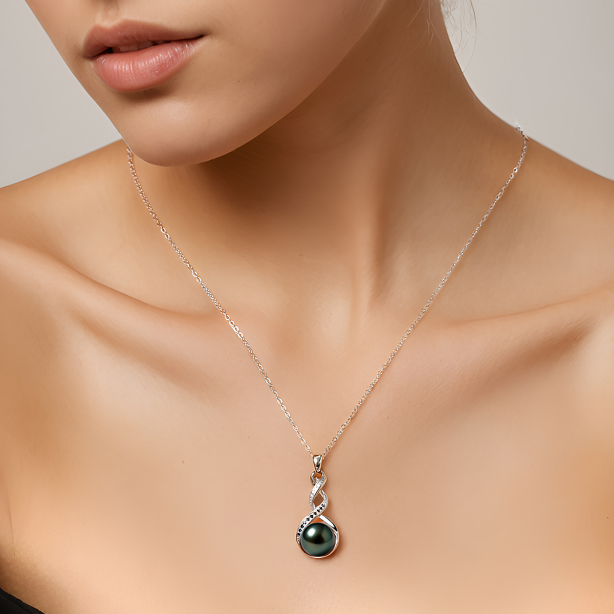 Pendentif Perle de Tahiti Tornade