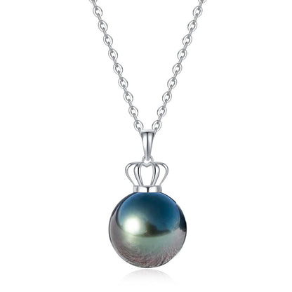 Pendentif Perle de Tahiti Noire - Élégance Naturelle