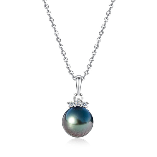 Pendentif Perle de Tahiti Couronnée Argent 925