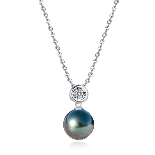 Pendentif Perle Noire de Tahiti Or 18K