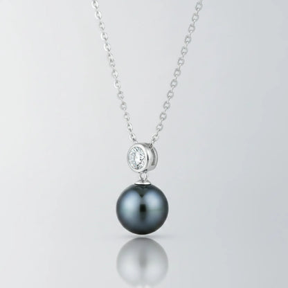 Pendentif Perle Noire de Tahiti Or 18K