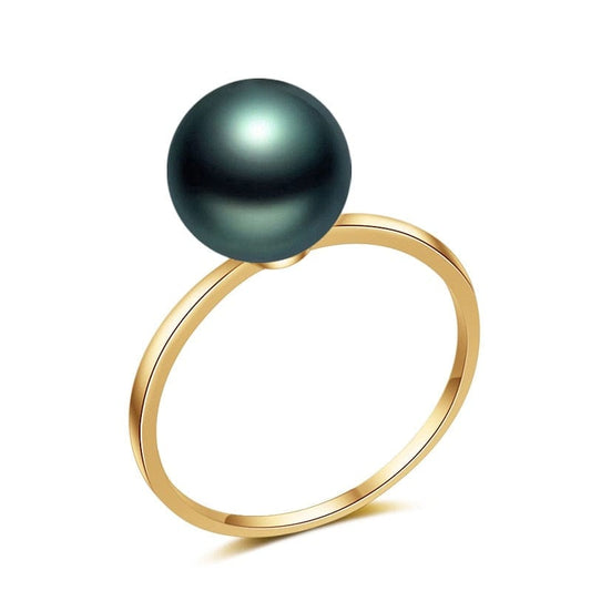Bague Anaïs Perle de Tahiti Or Jaune 18K