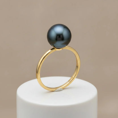 Bague Anaïs Perle de Tahiti Or Jaune 18K