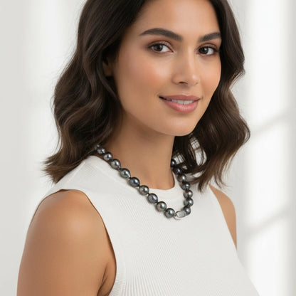 Collier Perle de Tahiti Argent - Éclat Naturel