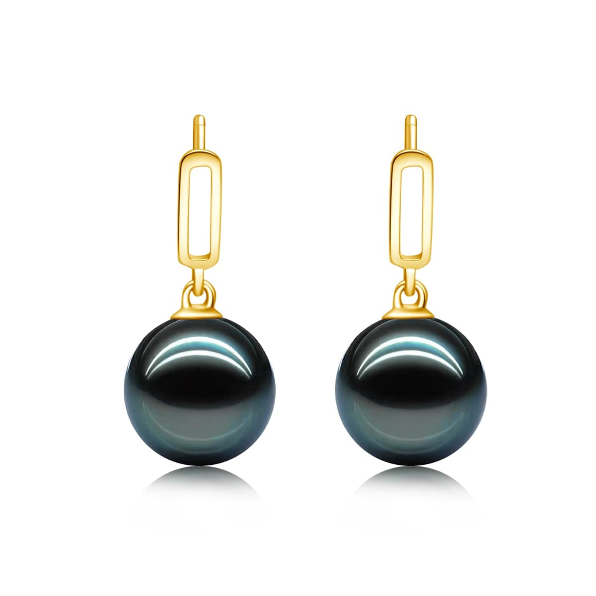 Boucles d'Oreilles Perle de Tahiti Or 18K Adeline