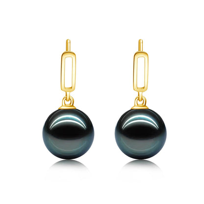 Boucles d'Oreilles Perle de Tahiti Or 18K Adeline