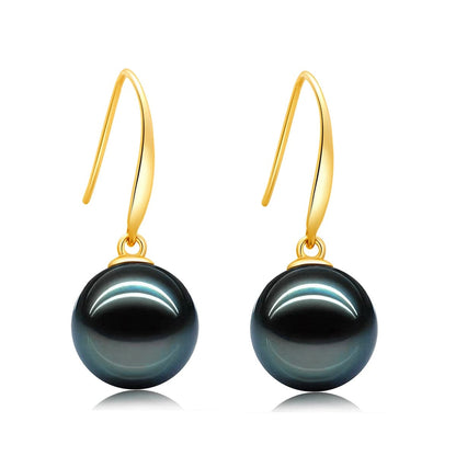 Boucles d'Oreilles Perle de Tahiti Anna Or 18 Carats