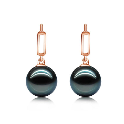 Boucles d'Oreilles Perle de Tahiti Or 18K Adeline