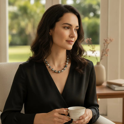 Collier Perle de Tahiti Titaina Or 18K
