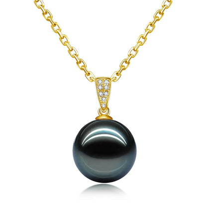 Pendentif Perle de Tahiti Or 18K & Diamant