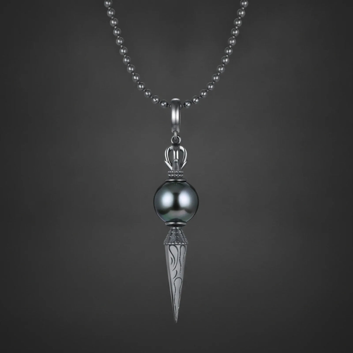 Pendentif Perle de Tahiti Argent 925 Noir