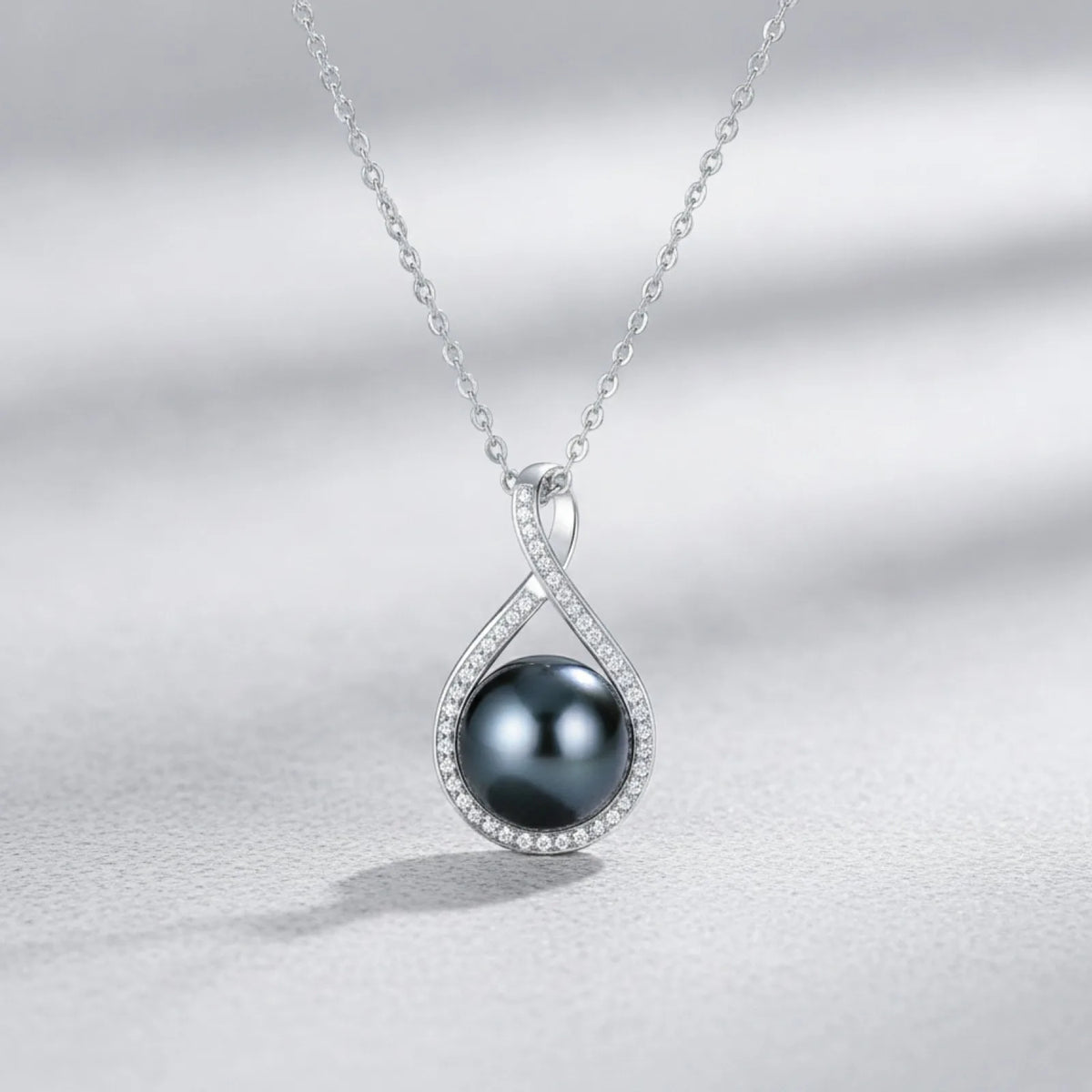Pendentif Perle de Tahiti Argent Infini