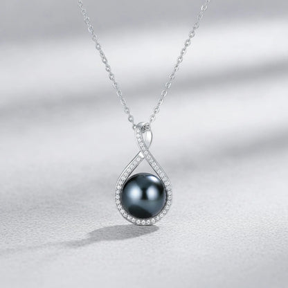 Pendentif Perle de Tahiti Argent Infini