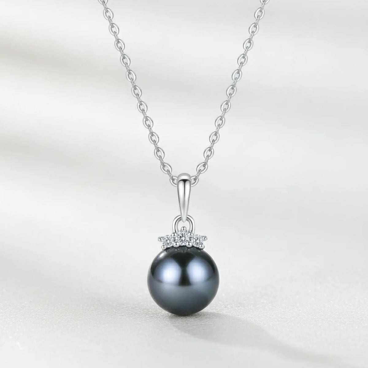 Pendentif Perle de Tahiti Couronnée Argent 925