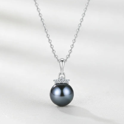 Pendentif Perle de Tahiti Couronnée Argent 925